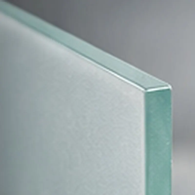 10mm frosted toughened glass edge