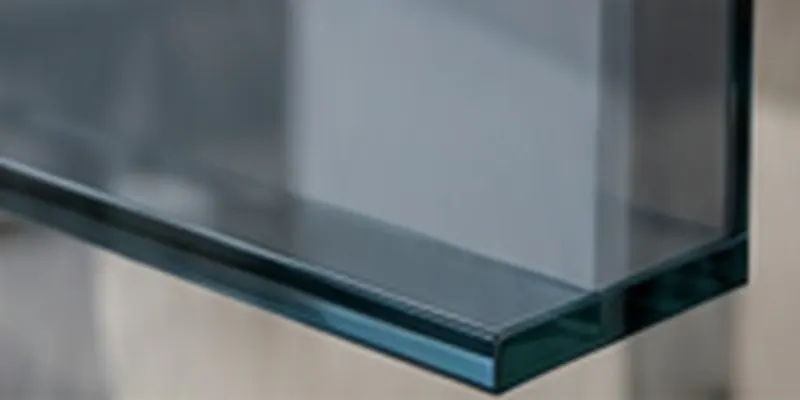 Edge of a laminated glass pane with a tinted PVB interlayer